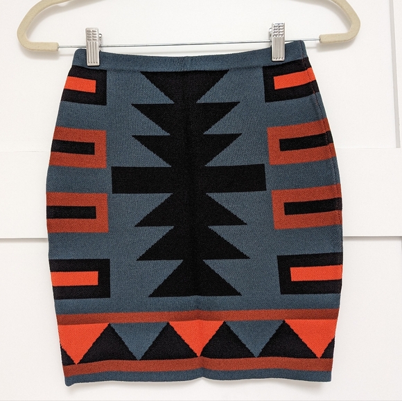 Rachel Roy Aztec Print Skirt - Picture 1 of 9